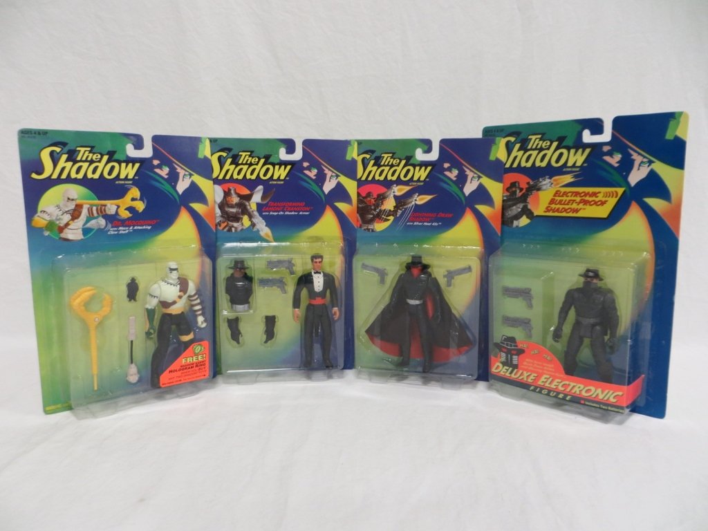 SET OF 4 - THE SHADOW ACTION FIGURES (1 of 9)