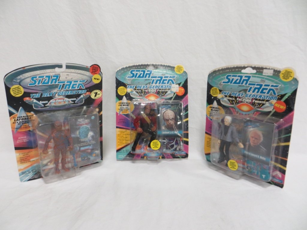 SET OF 3 - STAR TREK ACTION FIGURES (1 of 7)