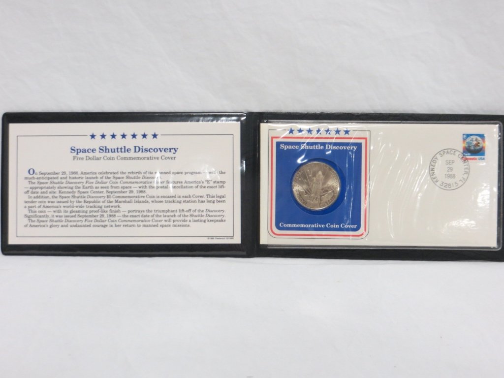 FLEETWOOD SPACE SHUTTLE DISCOVERY FIVE DOLLAR COIN (1 of 5)
