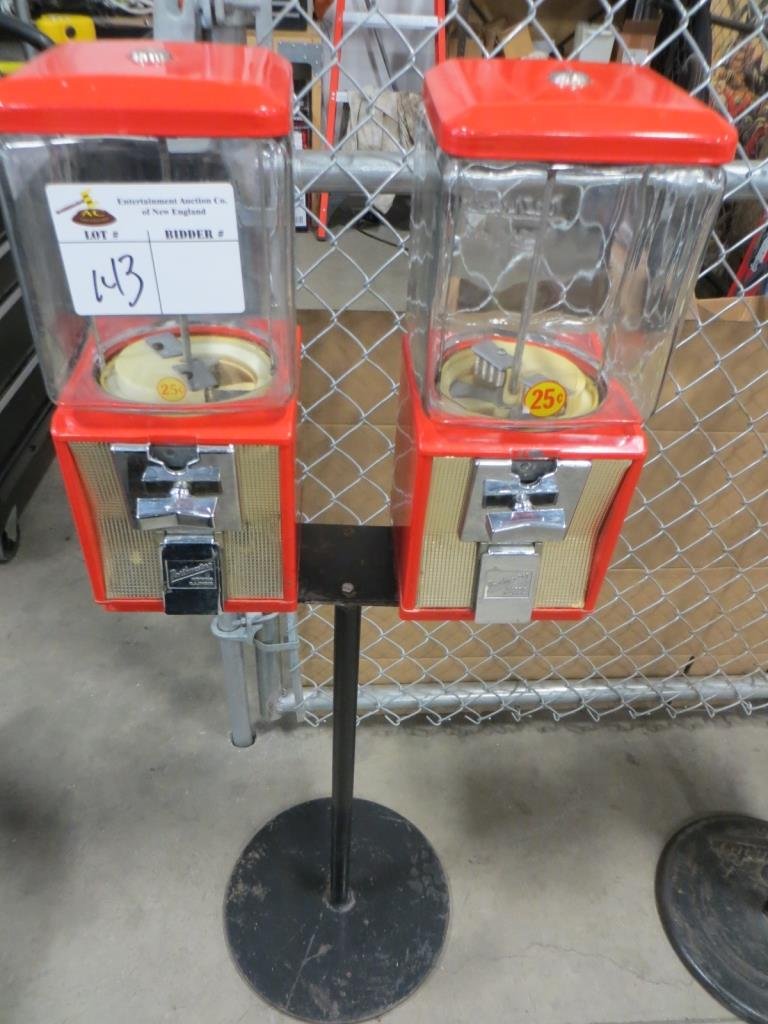 DOUBLE HEAD BULK CANDY MACHINES WITH STAND (1 of 1)