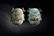 A Pair of Bronze Fairy Mask - 3