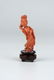 Qing Dynasty, Carved Court Lady Coral