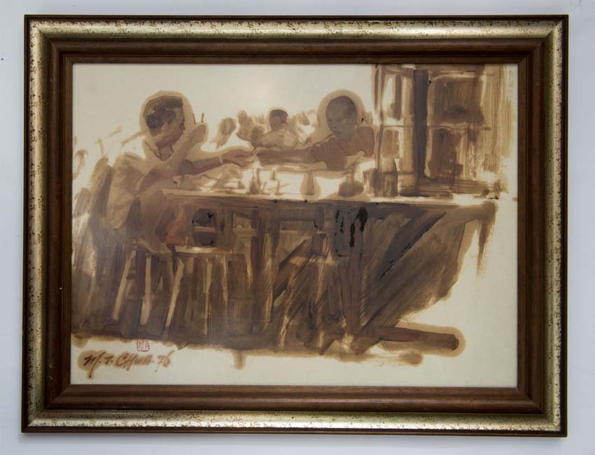 Cai Mingzhi (b.1931) Food Stall (1 of 2)