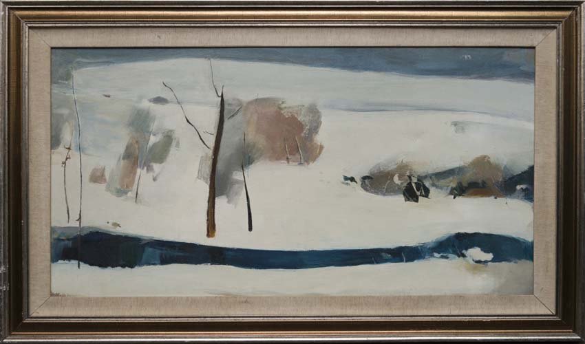 Su Tianci (1922-2006) Frozen Stream (1 of 2)
