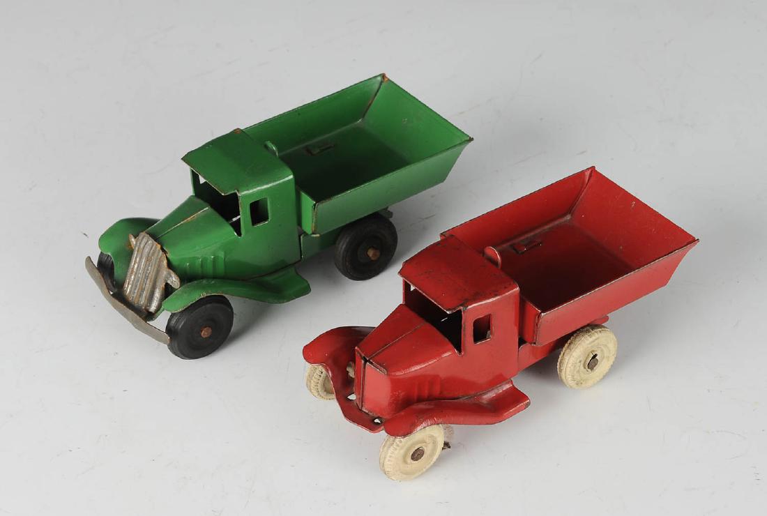 Two Small Wyandotte Dump Trucks (1 of 9)