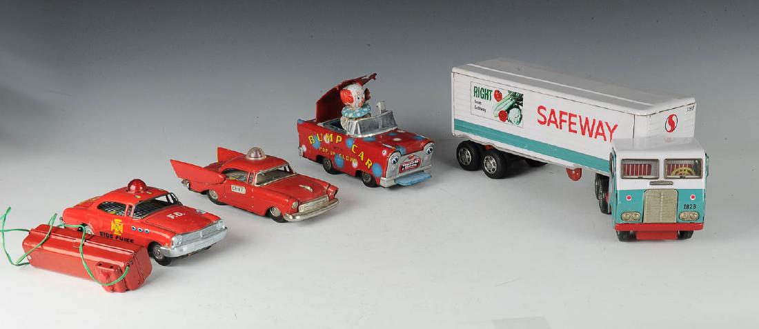 Four Japanese Tin Vehicles (1 of 7)