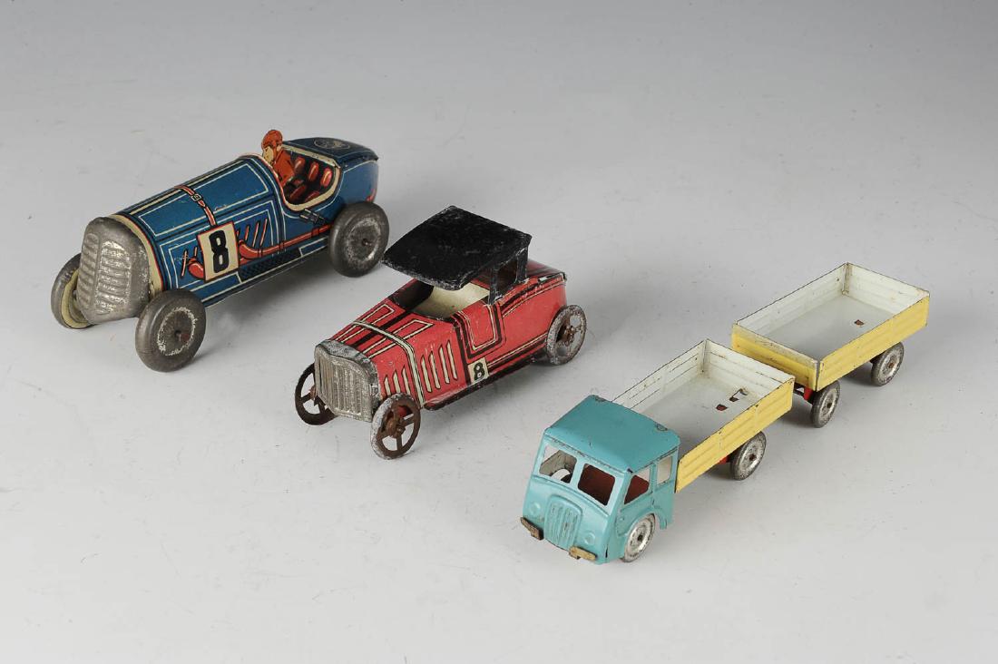 Three 1930's European Tin Vehicles (1 of 3)