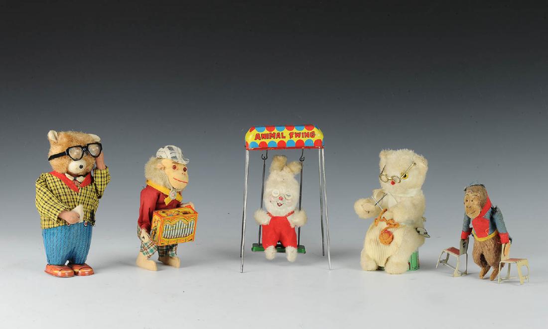 Five Windup Animal Toys (1 of 2)