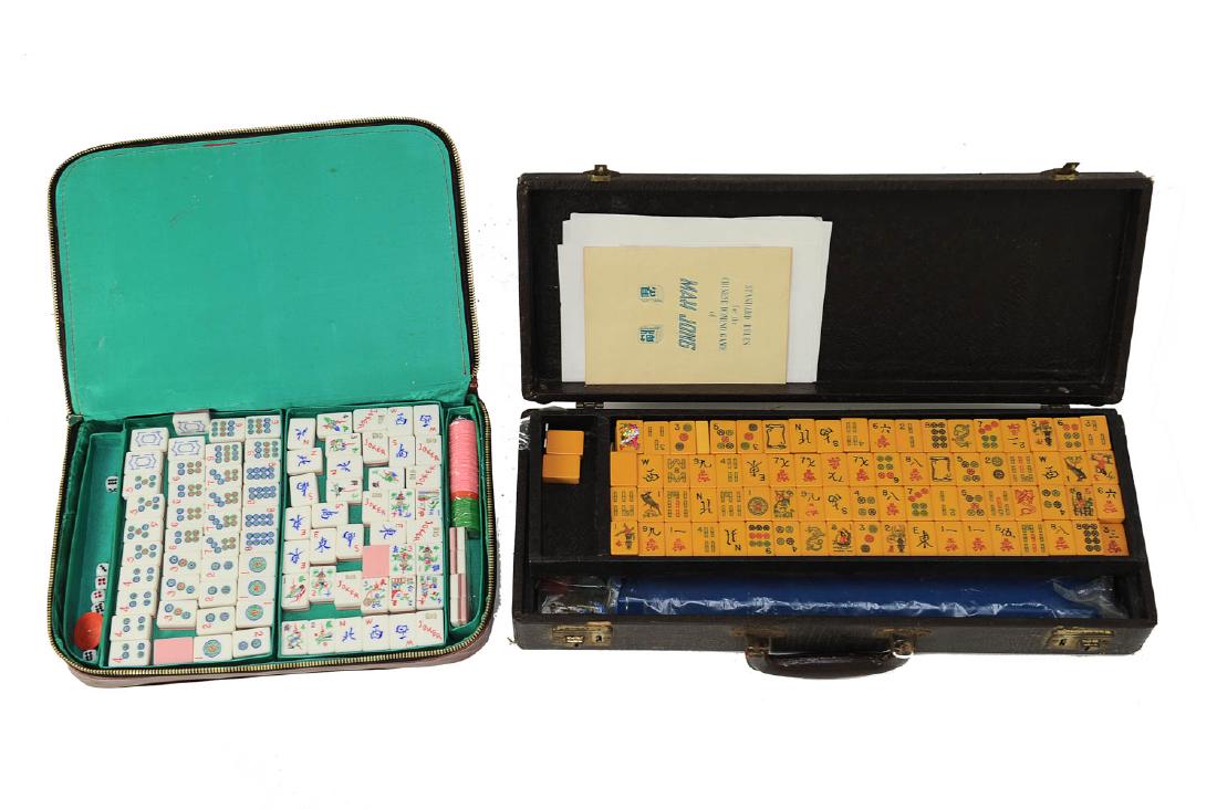 Two Vintage Mahjong Sets (1 of 2)