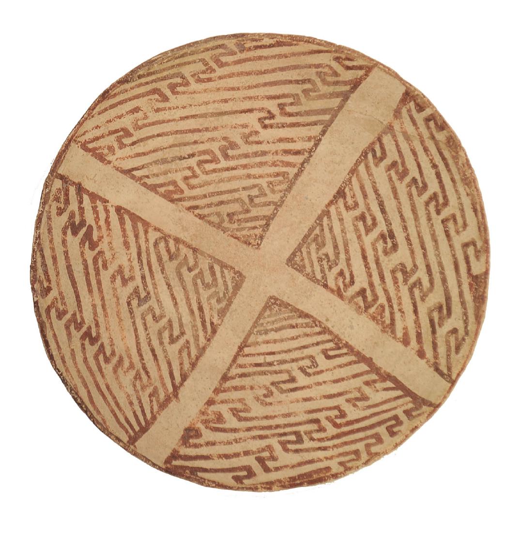 Pre-Historic Hohokam Plate with Geometric Design (1 of 4)