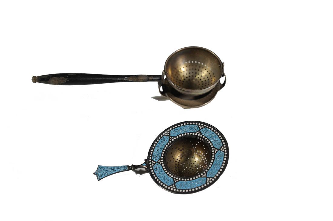 Two Sterling Silver Tea Strainers (1 of 5)