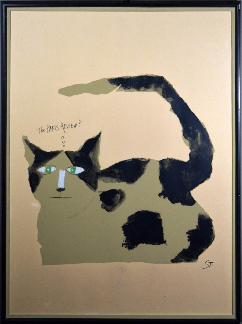"The Paris Review?" Lithograph by Saul Steinberg (1 of 3)