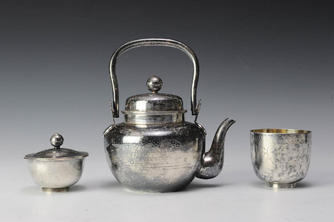 Silver Plated Teapot Set (1 of 10)