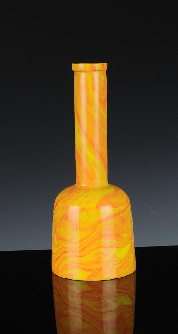 Peking Glass Long-Neck Vase, Qianlong Period (1 of 5)