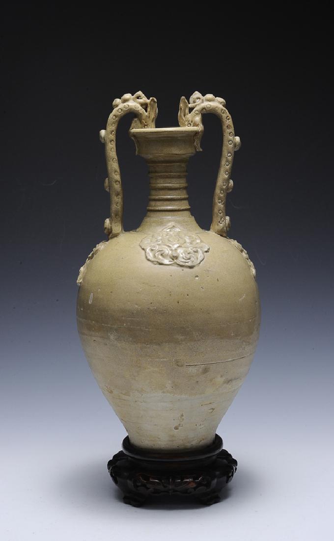 Chinese Vase w/ Dragon Handles, Tang Dynasty (1 of 9)