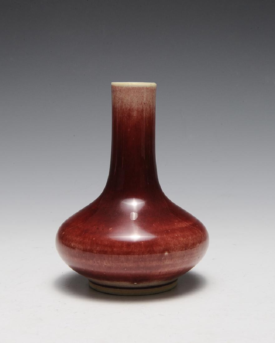 Chinese Red Glaze Vase, 19th Century (1 of 4)