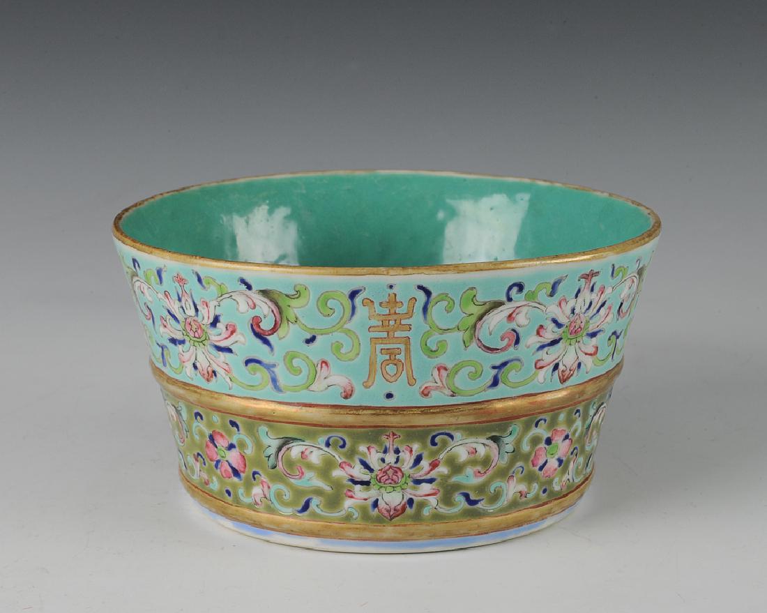 Chinese Famille Rose Brush Washer, 19th Century (1 of 9)