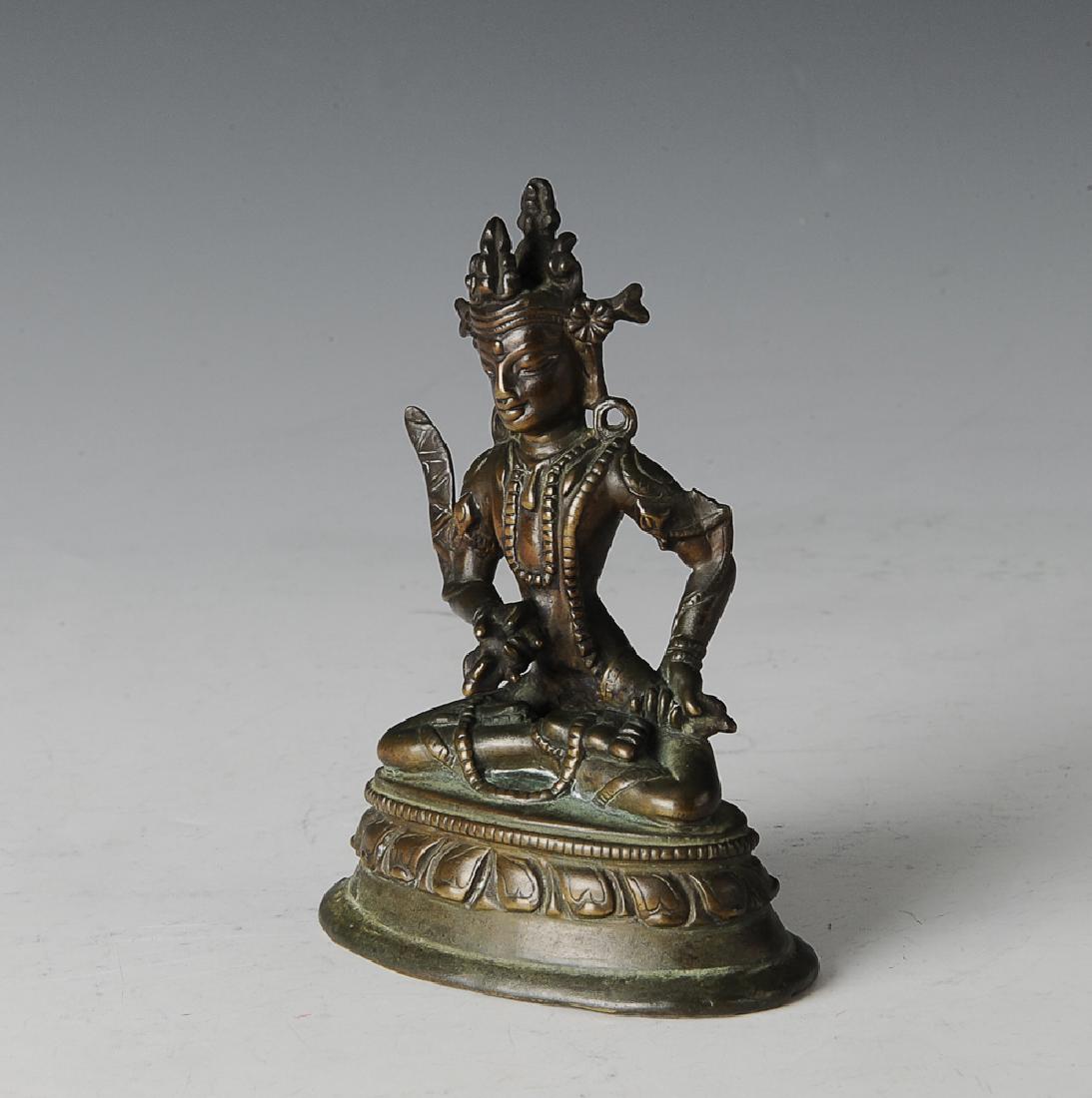 Bronze Chinese Bodhisattva, 12th - 13th Century (1 of 8)