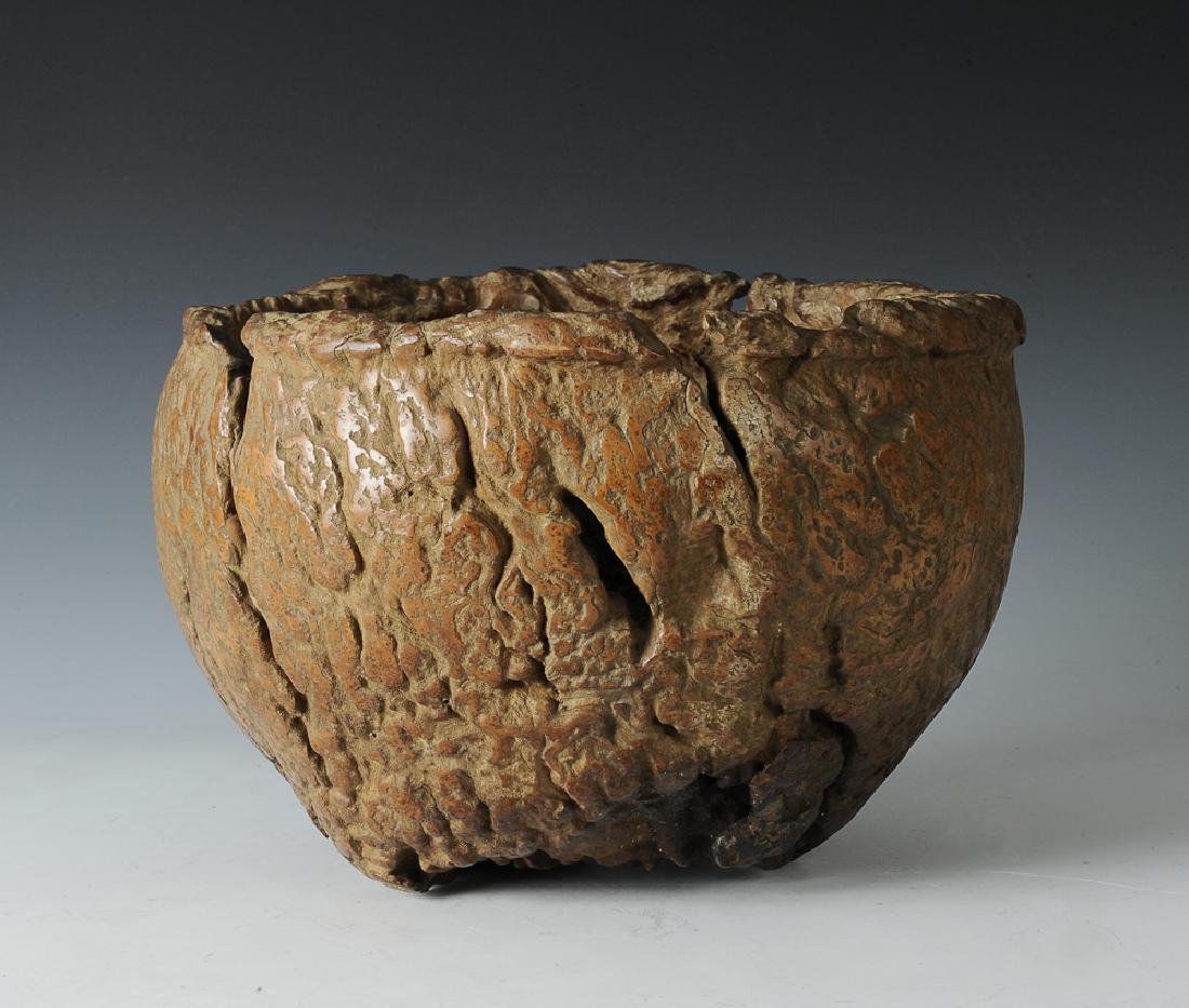 Carved Root Bowl, 18th -19th Century (1 of 9)