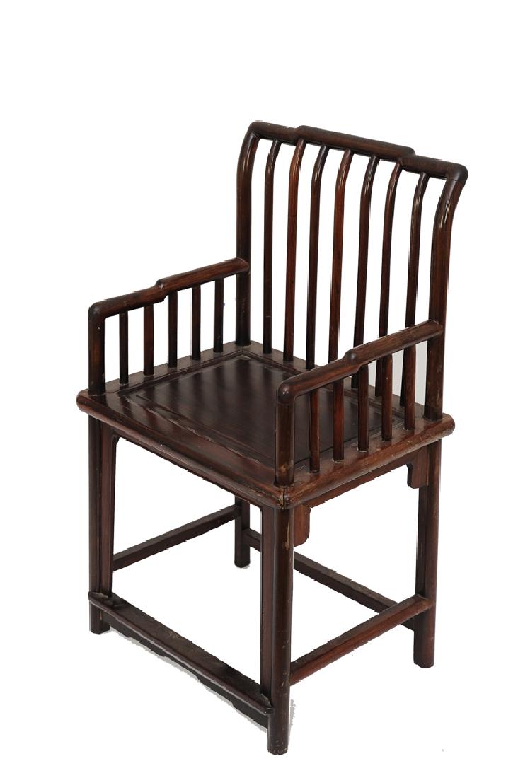 Chinese Hardwood Chair, 19th - Early 20th C (1 of 5)