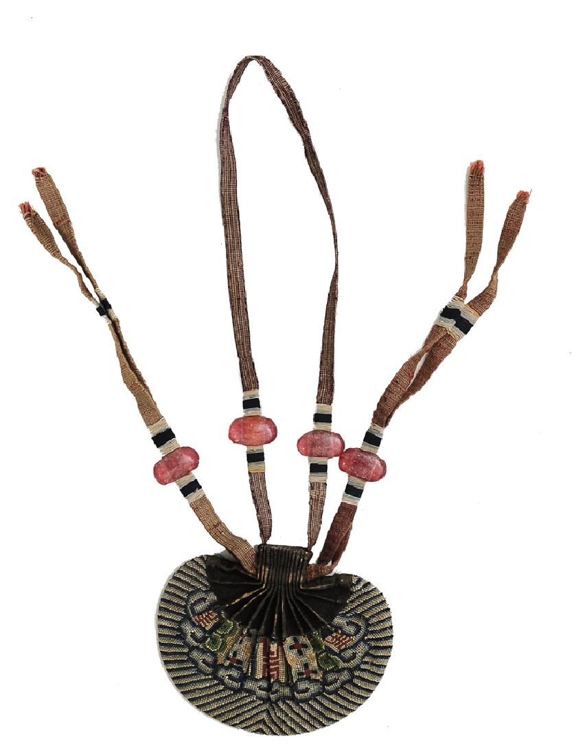 Small Chinese Silk Purse, 19th Century (1 of 6)