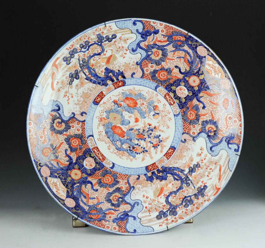 Large Imari Charger, Japanese, 19th Century (1 of 4)