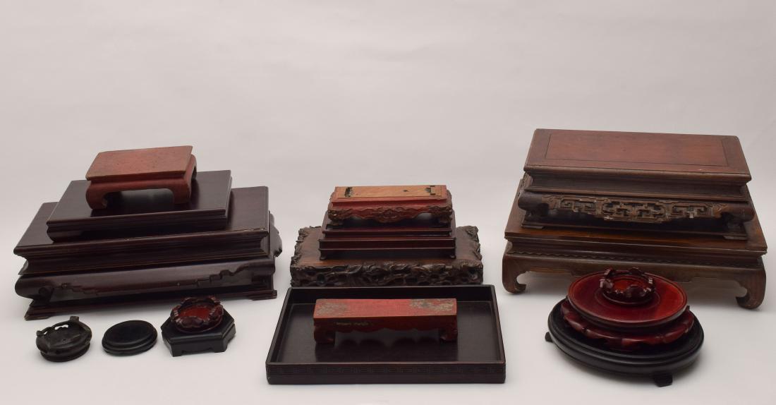 17 Assorted Wooden Stands (1 of 6)