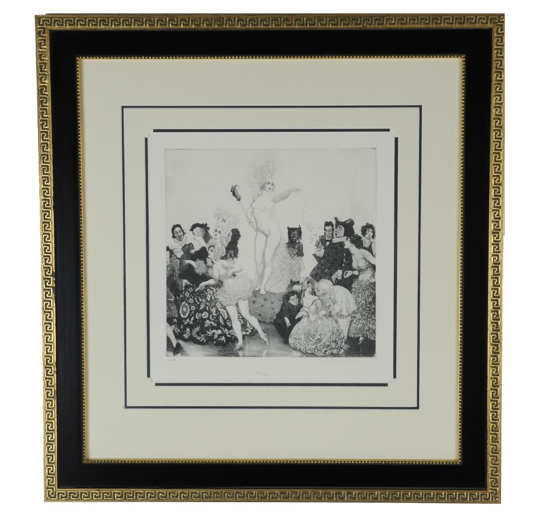 "Fortunes Fools" Facsimile Etching, Norman Lindsey (1 of 5)