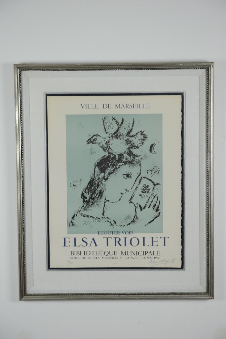 Marc Chagall Signed "Elsa Triolet" Litho (1 of 3)
