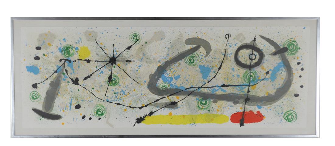 Signed Joan Miro Litho - Le Lezard aux Plumes d'Or (1 of 5)