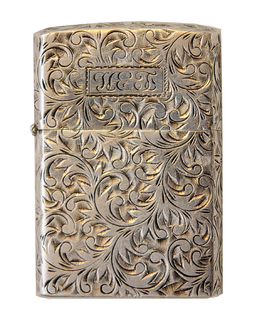 Sterling Silver Cigarette Lighter (1 of 2)