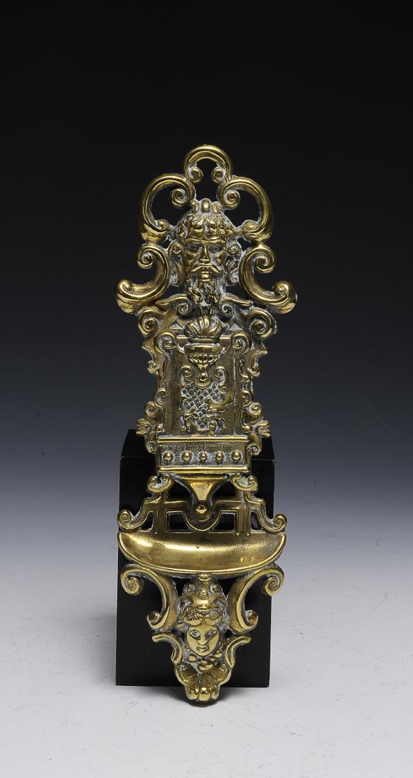 Antique English Brass Matchbox Holder (1 of 1)