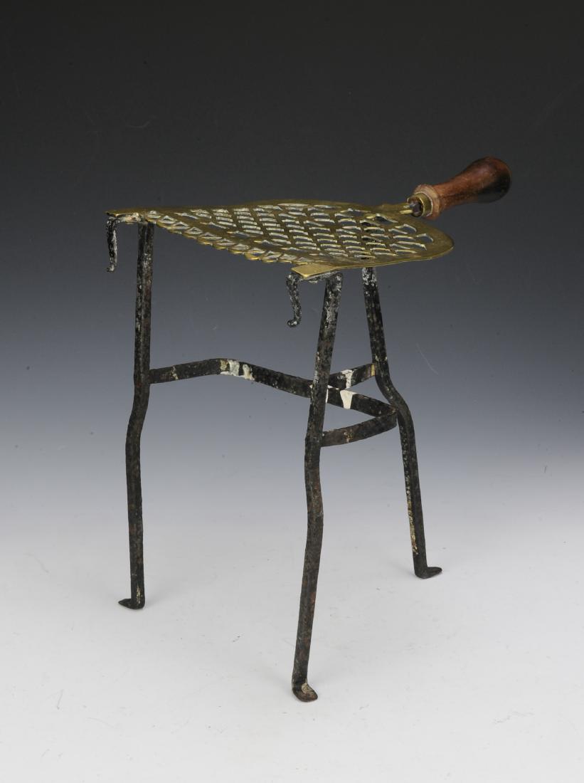 Georgian Iron and Brass Fireplace Trivet (1 of 1)