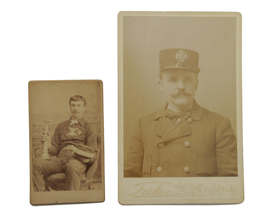 A CDV & a Cabinet Card of Firemen (1 of 1)
