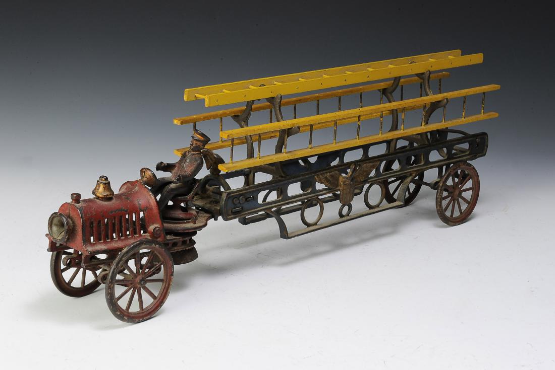 Large Hubley Transitional Fire Ladder Truck (1 of 1)