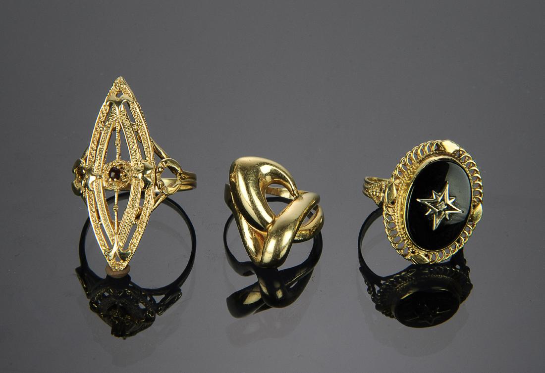 Three 14K Gold Rings (1 of 2)