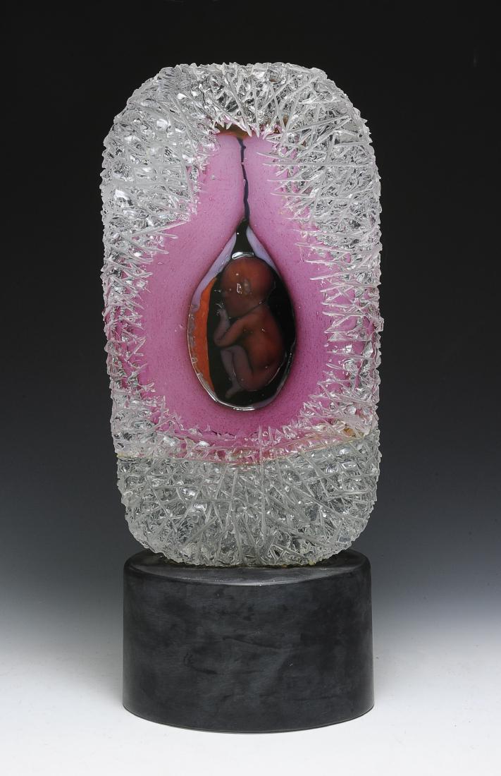 A Large Glass Sculpture by Master Pino Signoretto (1 of 3)