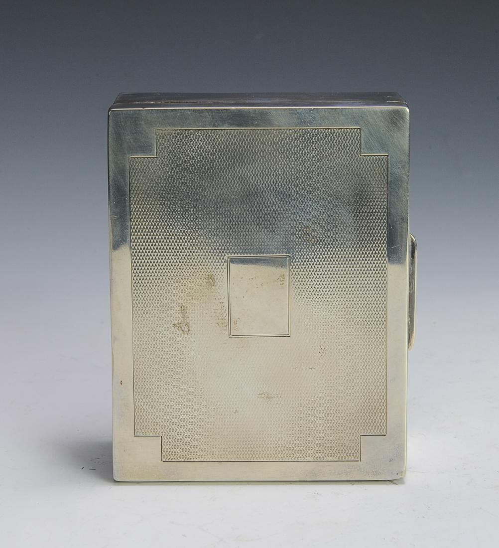 English Sterling Silver Cigarette Box (1 of 3)