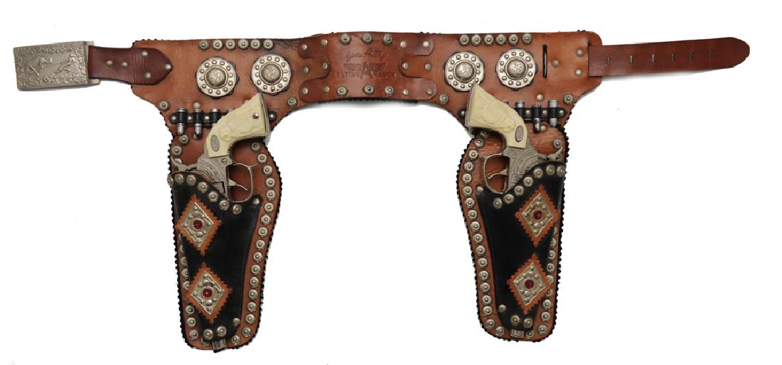 Gene Autry "Flying A Ranch" Holster & Cap Guns
