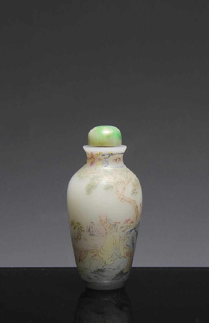 Chinese Peking Glass Snuff Bottle, 18th - 19th C (1 of 6)