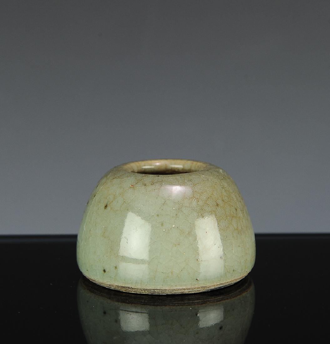 Chinese Green Ge Glazed Water Coupe, 18th C (1 of 6)
