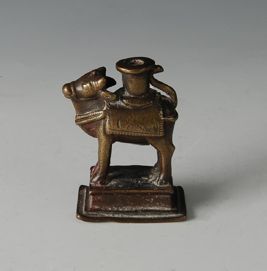 Small Bronze Ox Figure, 16th - 17th Century (1 of 5)