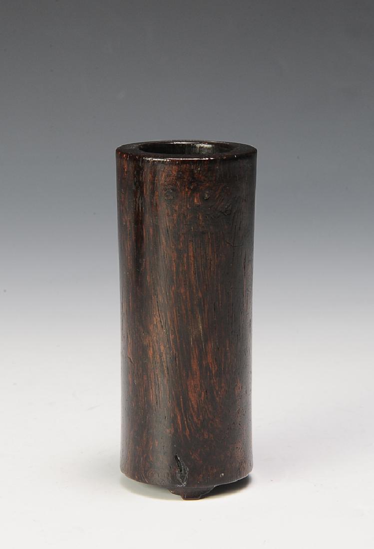 Chinese Zitan Brush Pot, 18th Century (1 of 6)