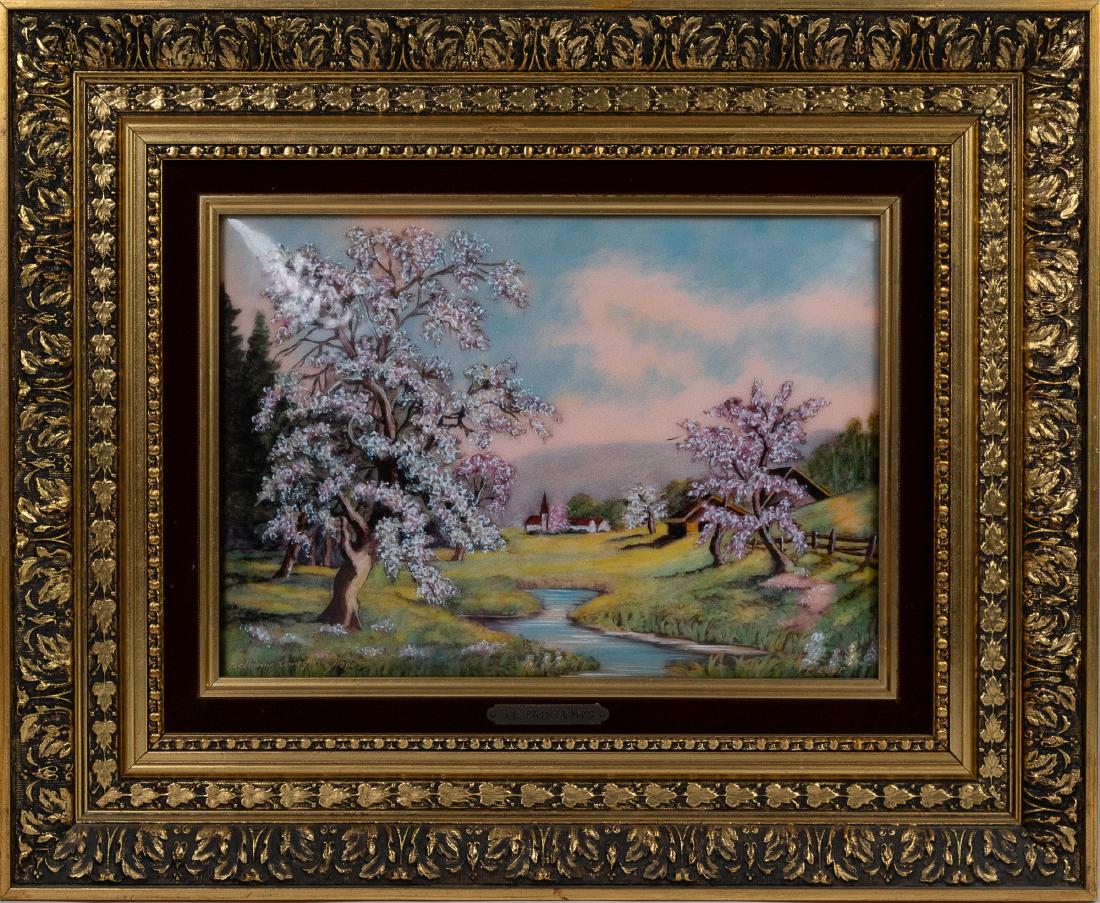 Limoges Porcelain Plaque #69/200 (1 of 7)