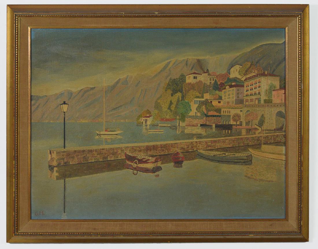 Oil on Canvas of Lake Maggiore (1 of 4)