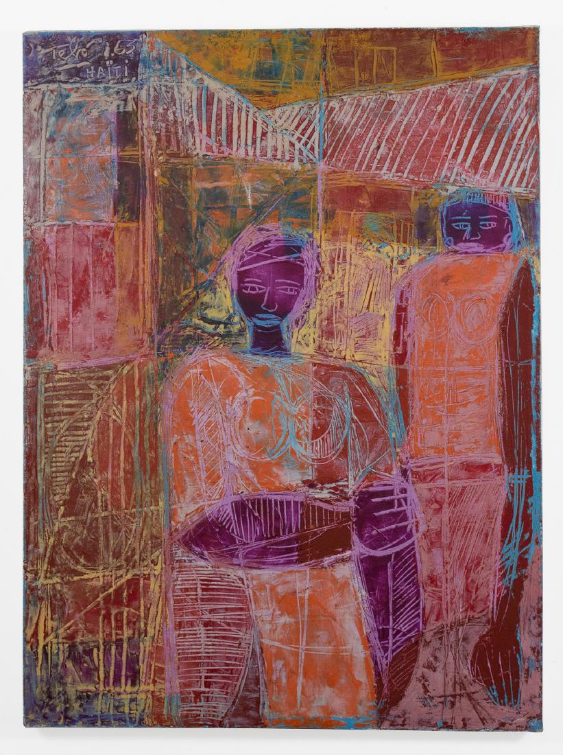 Haitian Oil on Canvas by Sasha Tebo (1 of 4)