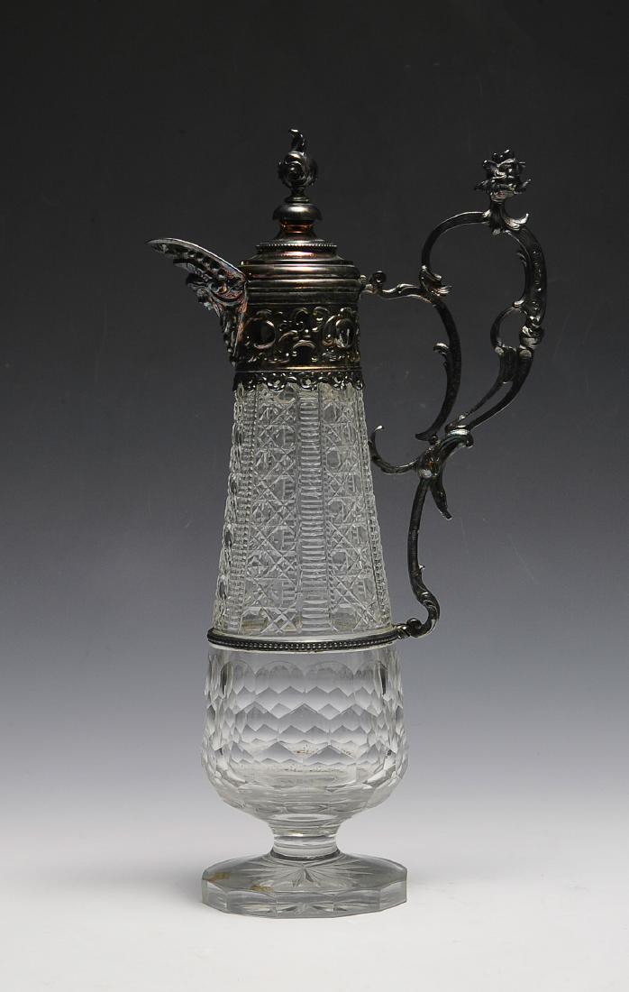 A Victorian Crystal & Plate Ewer (1 of 5)