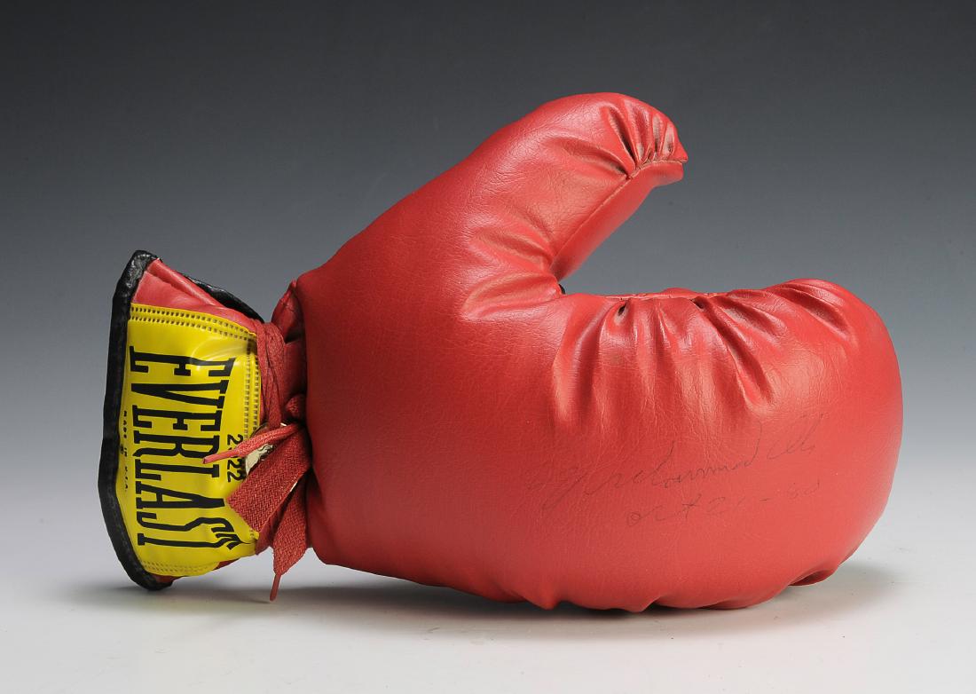 Muhammed Ali Signed & Dated Boxing Glove (1 of 3)
