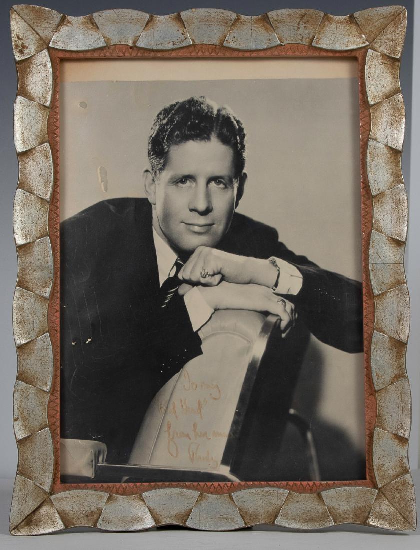 Autographed Photo of Rudy Vallee to Eleanor Vallee (1 of 2)