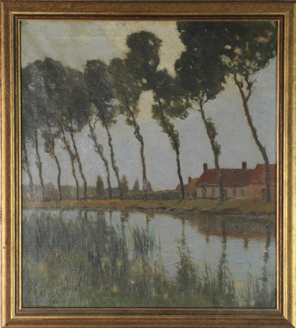 Oil on Canvas Painting by Charles Warren Eaton (1 of 5)